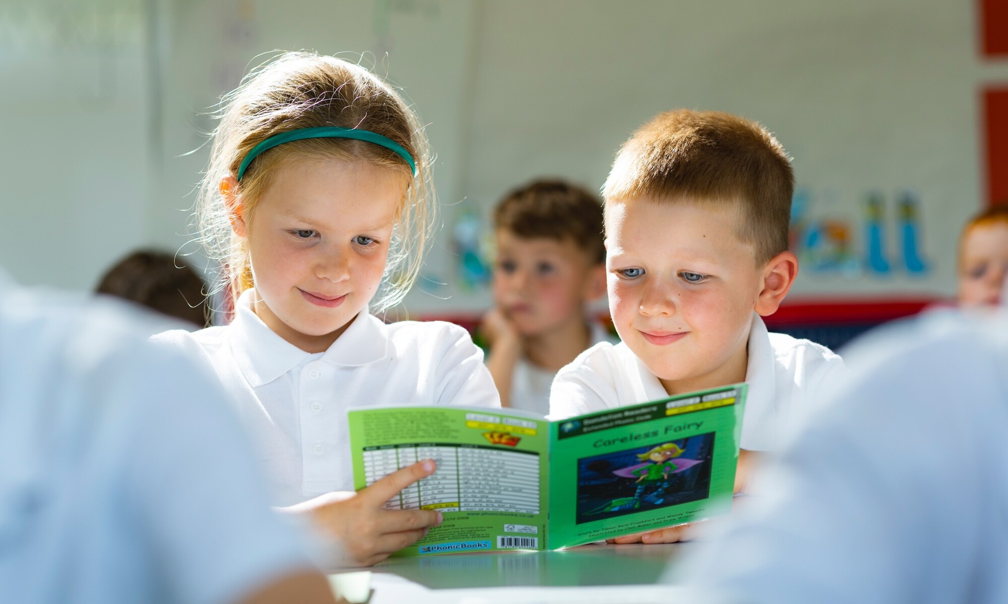 Hawkes Farm Academy - Two Students Reading